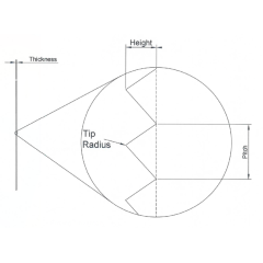 Prism Fresnel lens, image 