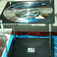 700 degrees Celcius large Fresnel lens, image 