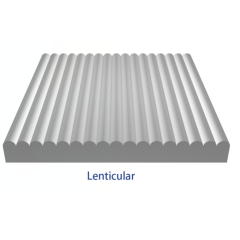 Lenticular Fresnel lens, image 