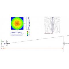 Optical design of  SPOTLIGHT for broadcasting lighting and tool making of lens, image 