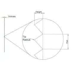 Prism Fresnel lens, image 