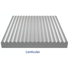 Lenticular Fresnel lens, image 