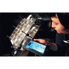 KIST Solar Cells: used F=100 fresnel lens, image 