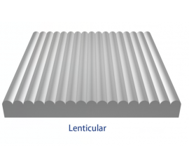 Lenticular Fresnel lens, image 